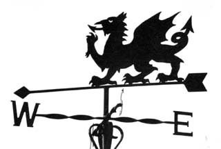 Welsh Dragon weathervane